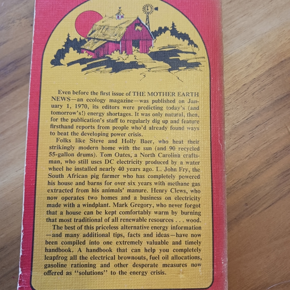 The Mother Earth News Handbook Of Homemade Power - Picture 2 of 8